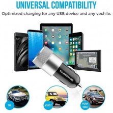 Ambrane ACC-74-M Dual Port Car Charger for All Smartphones