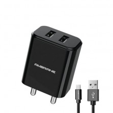 Ambrane AWC-74 Dual USB Port Fast Mobile Charger