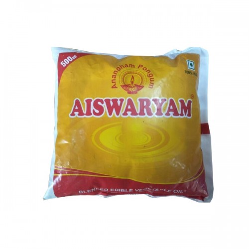 Aiswaryam Deepam Oil 500ml Pouch 