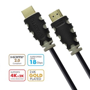 Amkette HDMI 2.0 Cable 2.5 Meter