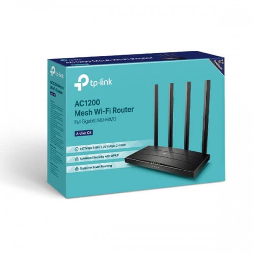 TP-Link Archer C6 AC1200 Wireless MU-MIMO Gigabit Router