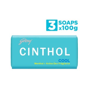 Godrej Cinthol Cool Soap 100g, Pack of 3