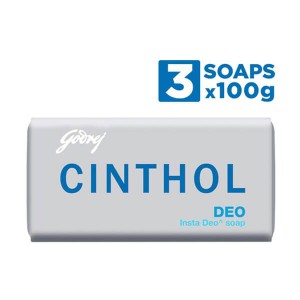 Godrej Cinthol Deo Soap 100g, Pack of 3