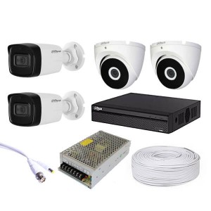 Dahua Full HD 5MP CCTV Cameras Combo Kit
