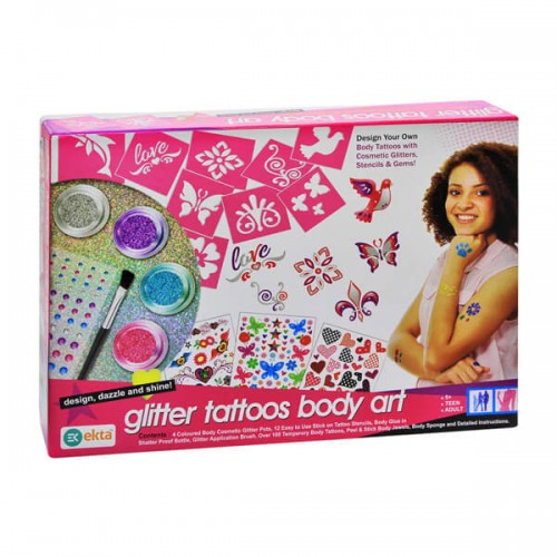 Ekta Glitter Tattoos Body Art - 100 Tattoos