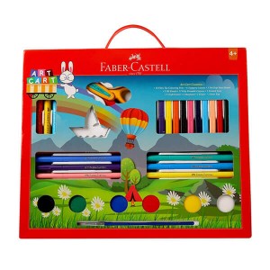 Faber-Castell Art Cart Kit With Free Paint Brush