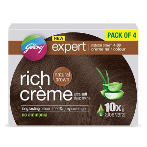 Godrej Expert Rich Crème Natural Brown Pack of 4