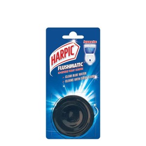 Harpic Flushmatic In-Cistern Toilet Cleaner Aquamarine Single