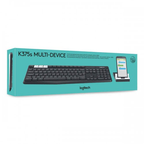 Logitech K375s MULTI-DEVICE Wireless Keyboard and Stand Combo