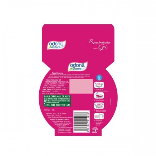 Odonil Room Freshening Gelz Rose Dreams 75g