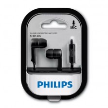 Philips SHE1405BK/94 In-Ear Headphone Headset With Mic