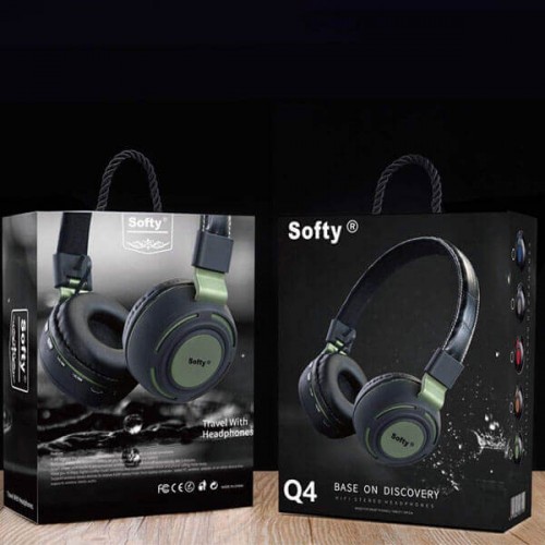 Softy Q4 ON-Ear Wireless Bluetooth Headphone with Mic