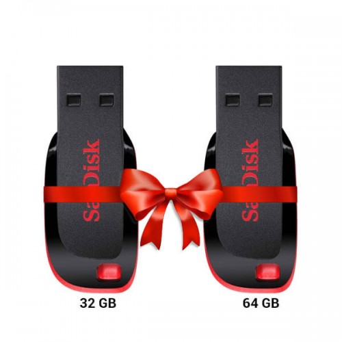 SanDisk Cruzer Blade Combo 32GB & 64GB