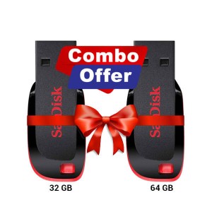 SanDisk Cruzer Blade Combo 32GB & 64GB