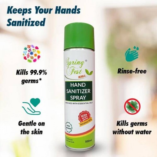 Spring Fest Hand Sanitizer Spray 500ml