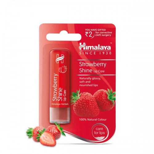 Himalaya Kajal 2.7g + Natural Glow Kesar Face Cream 50g + Strawberry Shine Lip Care 4.5g Combo Pack