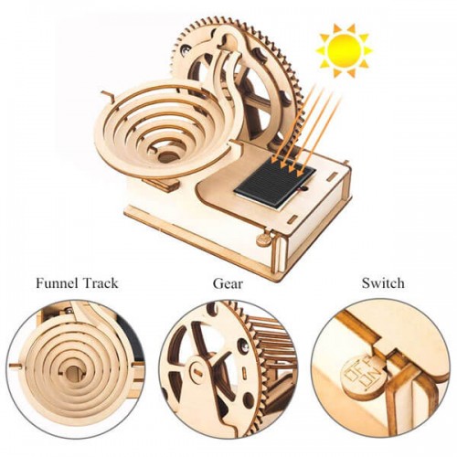 3D Wooden Puzzle Solar Energy