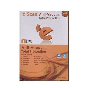 eScan Antivirus with Total Protection - 1 user, 1 Year 