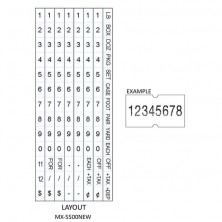 Motex MX-5500 Price Label Gun Original