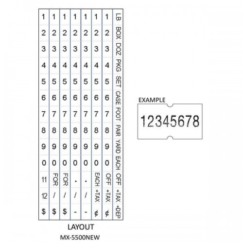 Motex MX-5500 Price Label Gun Original