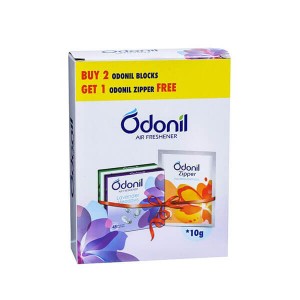 Buy 2 Odonil Blocks 75g Get 1 Odonil Zipper 10g Free