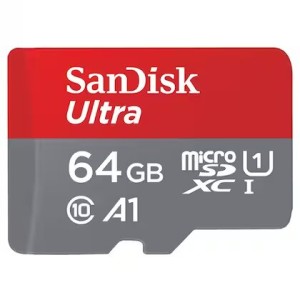 MicroSDHC UHS-I Card-[SanDisk Ultra-64GB] 